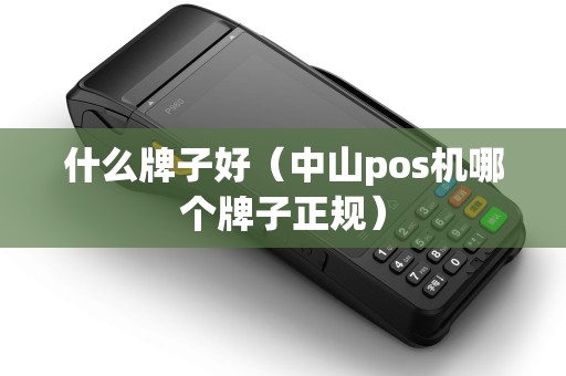 什么牌子好（中山pos机哪个牌子正规）