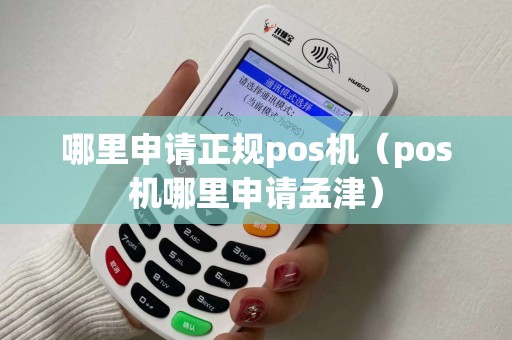 哪里申请正规pos机（pos机哪里申请孟津）