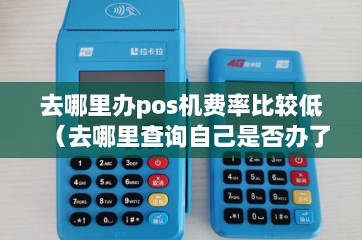 去哪里办pos机费率比较低（去哪里查询自己是否办了pos机）