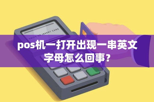 pos机一打开出现一串英文字母怎么回事？