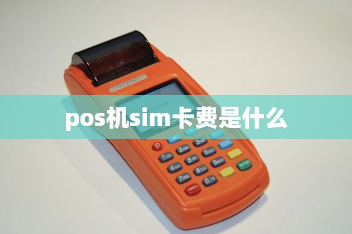 pos机sim卡费是什么