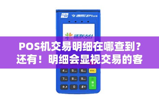 POS机交易明细在哪查到？还有！明细会显视交易的客户全名和账号吗？还是不会显视名字？只显账号？