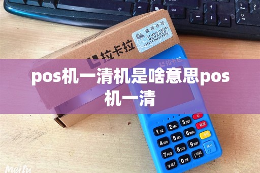 pos机一清机是啥意思pos机一清