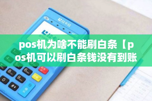 pos机为啥不能刷白条【pos机可以刷白条钱没有到账】