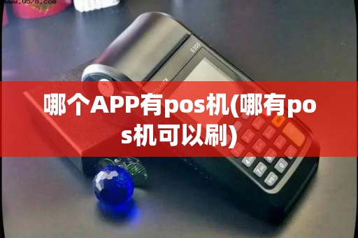 哪个APP有pos机(哪有pos机可以刷)