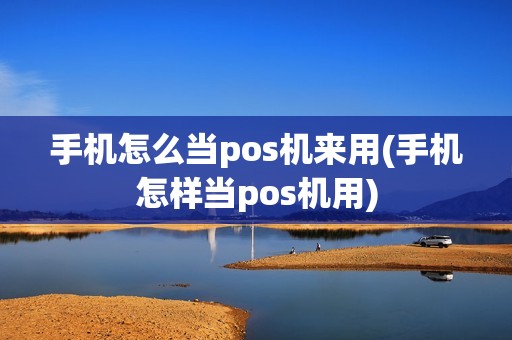手机怎么当pos机来用(手机怎样当pos机用)