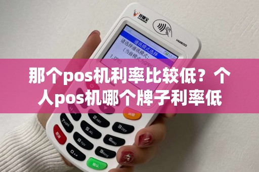 那个pos机利率比较低？个人pos机哪个牌子利率低