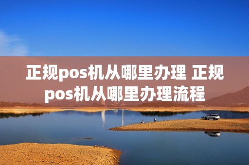 正规pos机从哪里办理 正规pos机从哪里办理流程