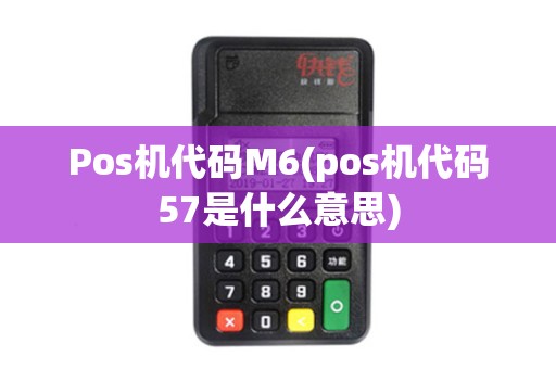 Pos机代码M6(pos机代码57是什么意思)