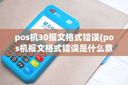 pos机30报文格式错误(pos机报文格式错误是什么意思)