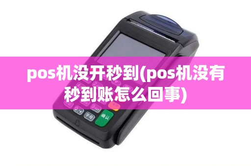 pos机没开秒到(pos机没有秒到账怎么回事)