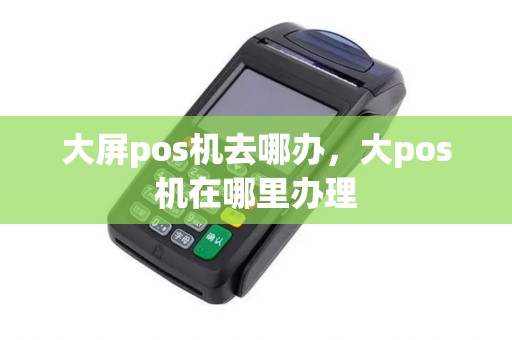 大屏pos机去哪办，大pos机在哪里办理