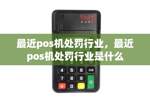 最近pos机处罚行业，最近pos机处罚行业是什么