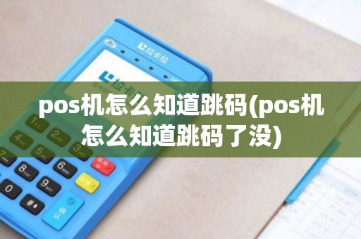 pos机怎么知道跳码(pos机怎么知道跳码了没)