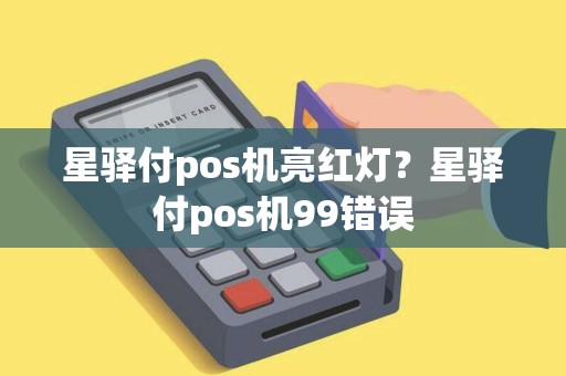 星驿付pos机亮红灯？星驿付pos机99错误