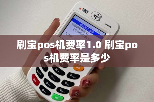 刷宝pos机费率1.0 刷宝pos机费率是多少