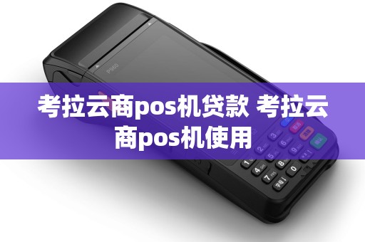 考拉云商pos机贷款 考拉云商pos机使用