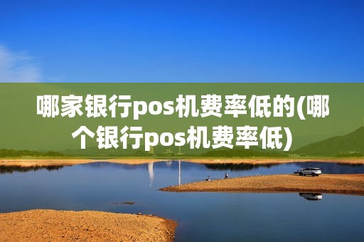 哪家银行pos机费率低的(哪个银行pos机费率低)