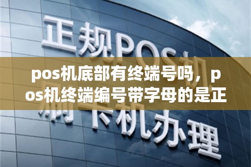 pos机底部有终端号吗，pos机终端编号带字母的是正规的吗