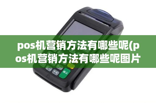 pos机营销方法有哪些呢(pos机营销方法有哪些呢图片)