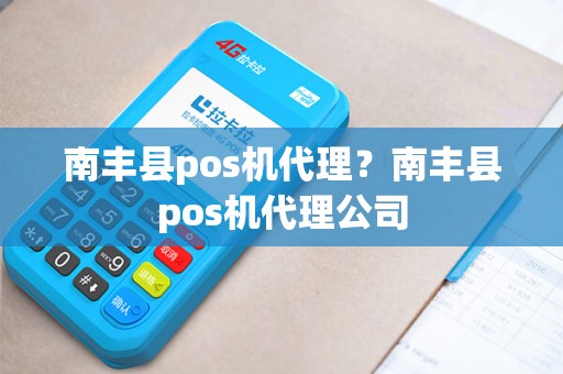 南丰县pos机代理？南丰县pos机代理公司