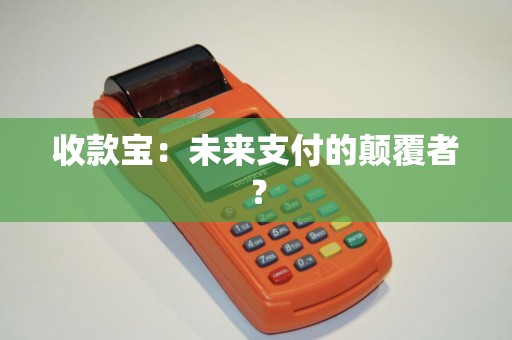 收款宝：未来支付的颠覆者？