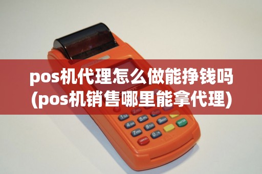 pos机代理怎么做能挣钱吗(pos机销售哪里能拿代理)