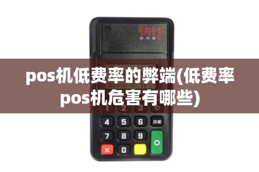 pos机低费率的弊端(低费率pos机危害有哪些)