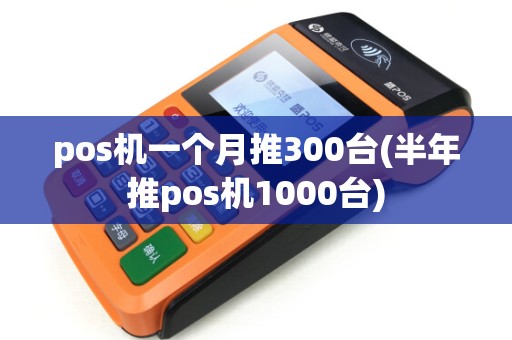 pos机一个月推300台(半年推pos机1000台)