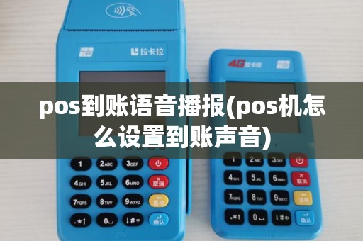 pos到账语音播报(pos机怎么设置到账声音)