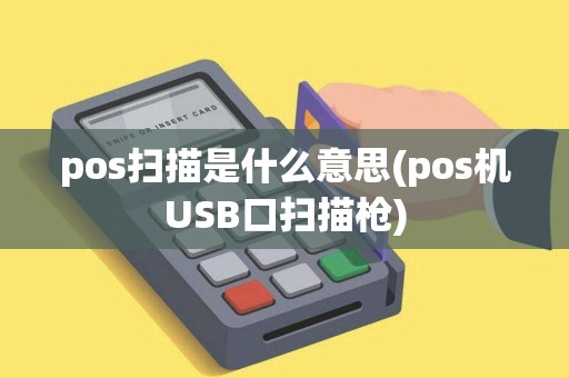 pos扫描是什么意思(pos机USB口扫描枪)