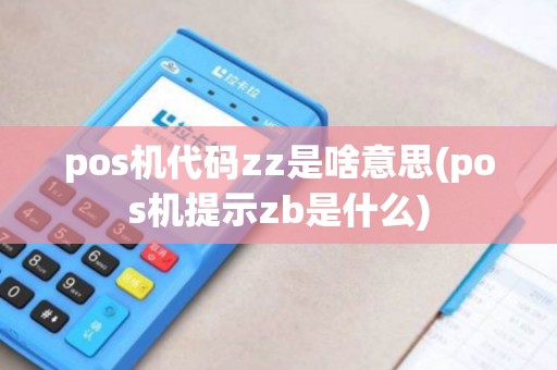 pos机代码zz是啥意思(pos机提示zb是什么)