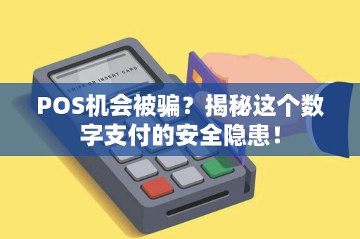 POS机会被骗？揭秘这个数字支付的安全隐患！