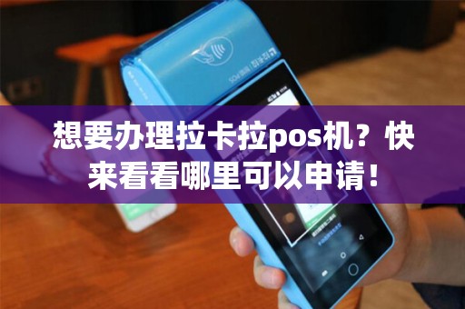 想要办理拉卡拉pos机？快来看看哪里可以申请！