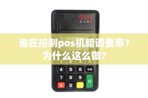 谁在控制pos机暗调费率？为什么这么做？