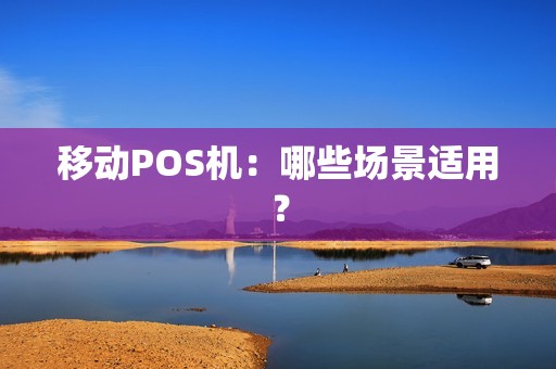 移动POS机：哪些场景适用？