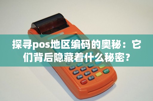 探寻pos地区编码的奥秘：它们背后隐藏着什么秘密？