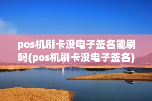 pos机刷卡没电子签名能刷吗(pos机刷卡没电子签名)