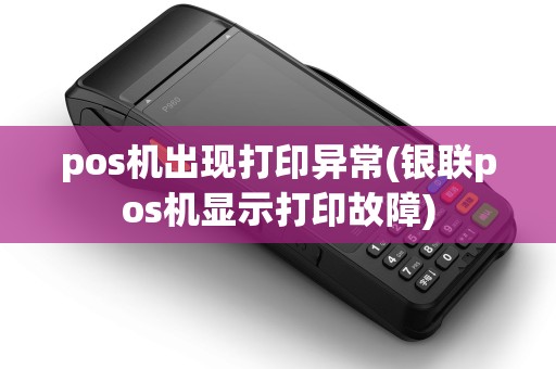 pos机出现打印异常(银联pos机显示打印故障)