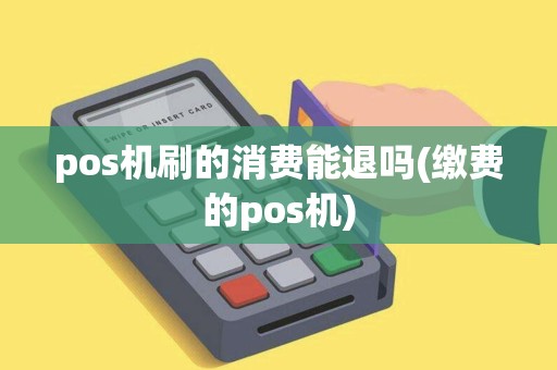 pos机刷的消费能退吗(缴费的pos机)