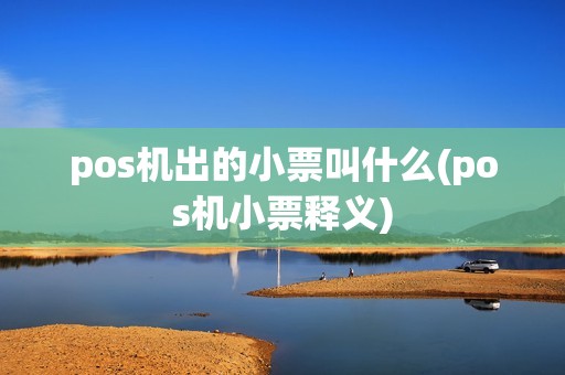 pos机出的小票叫什么(pos机小票释义)
