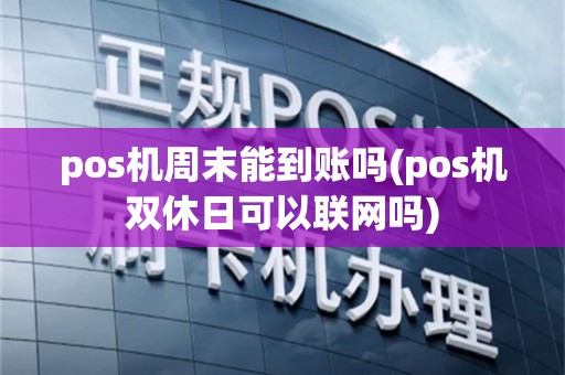 pos机周末能到账吗(pos机双休日可以联网吗)