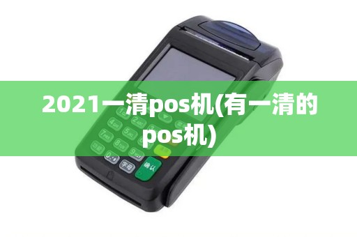 2021一清pos机(有一清的pos机)