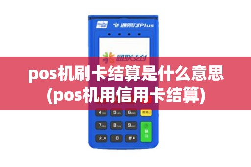 pos机刷卡结算是什么意思(pos机用信用卡结算)