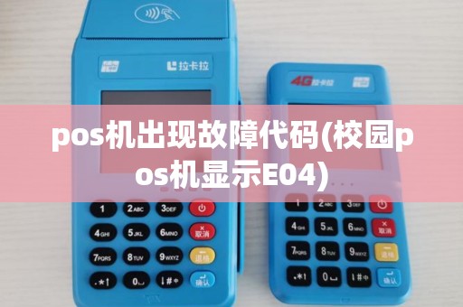 pos机出现故障代码(校园pos机显示E04)