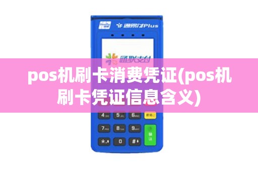 pos机刷卡消费凭证(pos机刷卡凭证信息含义)