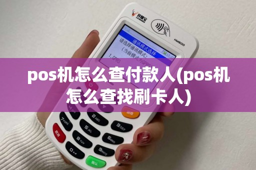 pos机怎么查付款人(pos机怎么查找刷卡人)