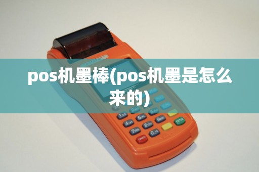 pos机墨棒(pos机墨是怎么来的)