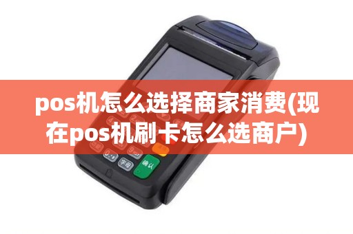 pos机怎么选择商家消费(现在pos机刷卡怎么选商户)