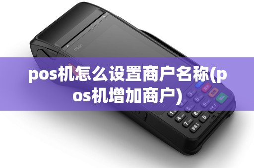 pos机怎么设置商户名称(pos机增加商户)